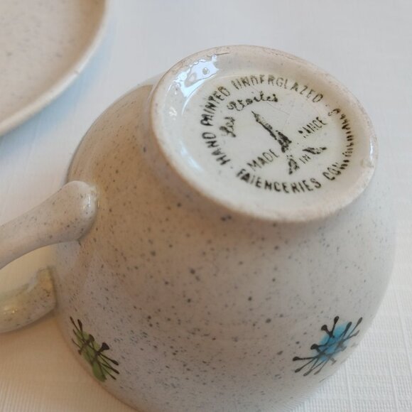 Atomic Starburst 'Les Etoiles' Tea Cup and Saucer - Picture 5 of 6